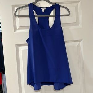 Sheer blue tank
